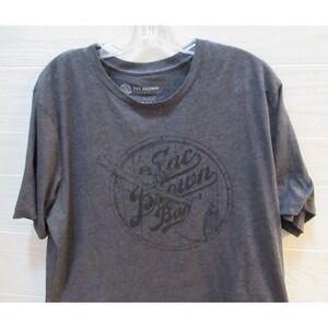 Zac Brown Band Bird on Axe Logo T-Shirt XL Men heather gray